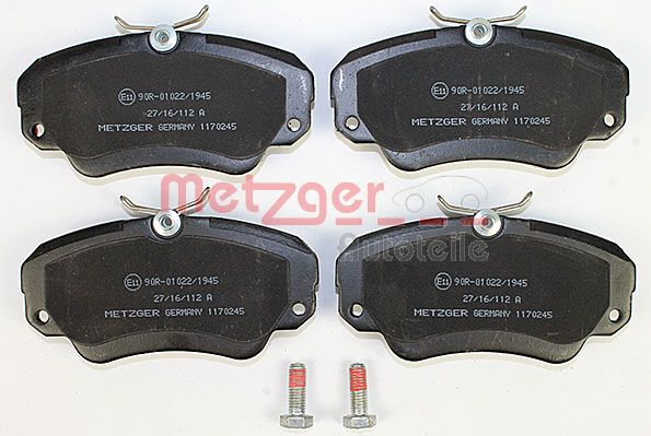 METZGER 1170245 Bremsbelagsatz, Scheibenbremse